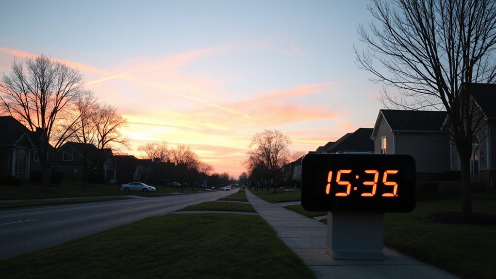 dst ends november first