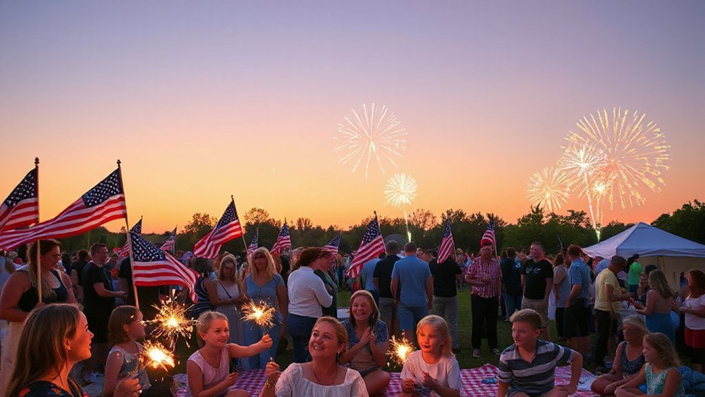 historic parades and fireworks
