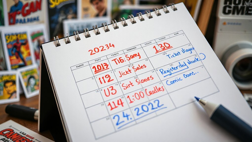 mark ticket sale dates