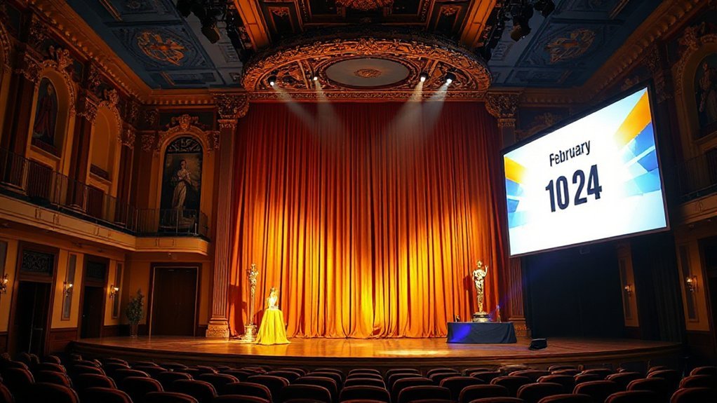 predictable late winter three hour ceremony