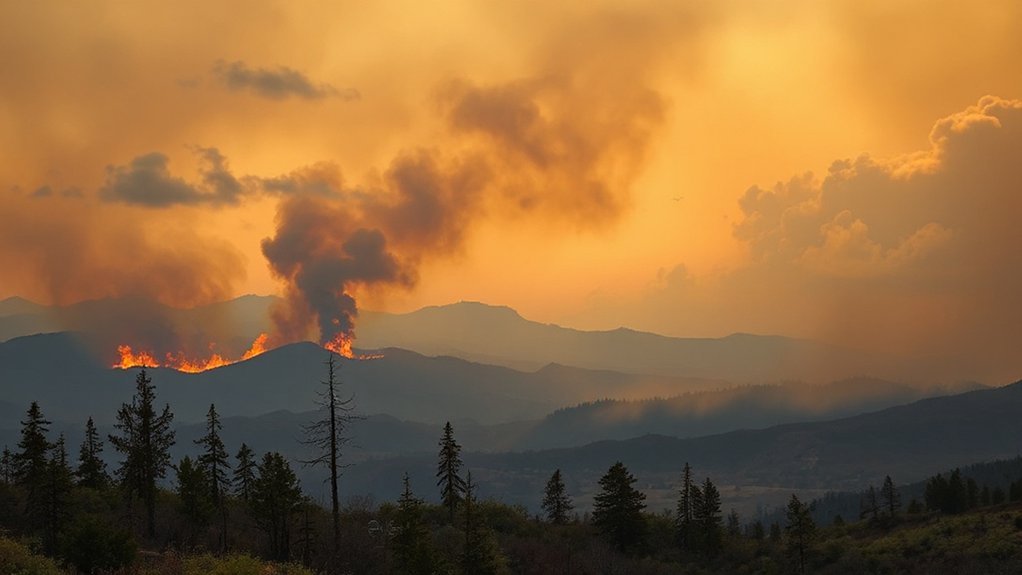 hotter drier california wildfires