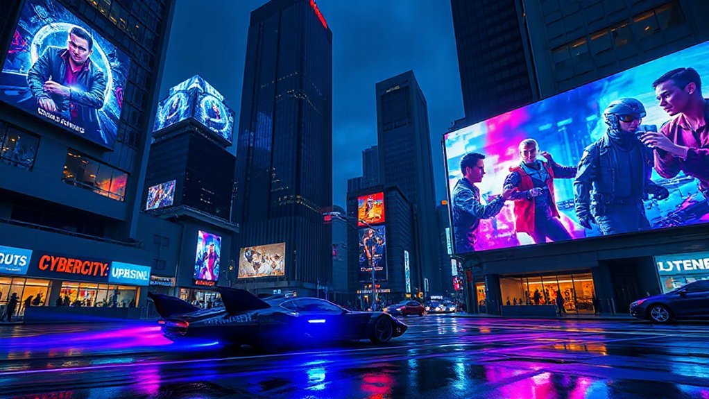 neon lit ai ethics soundtrack