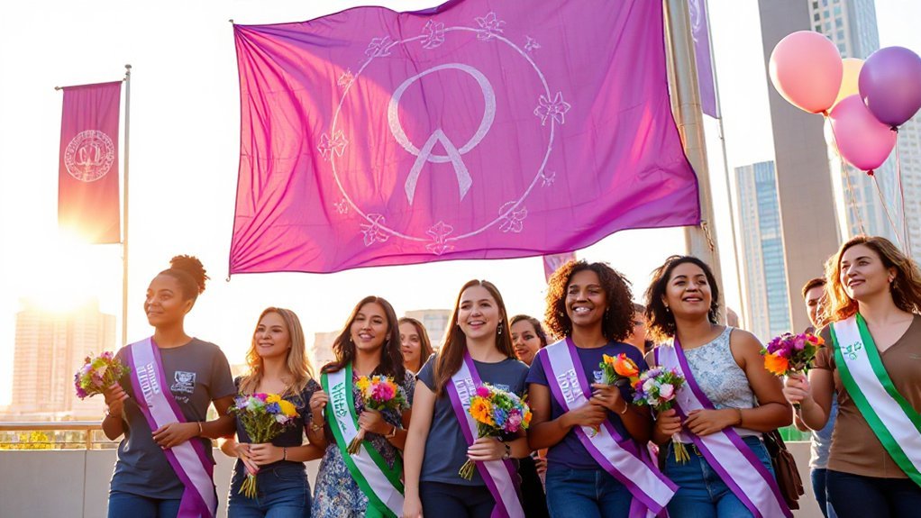 purple symbolizes women s empowerment