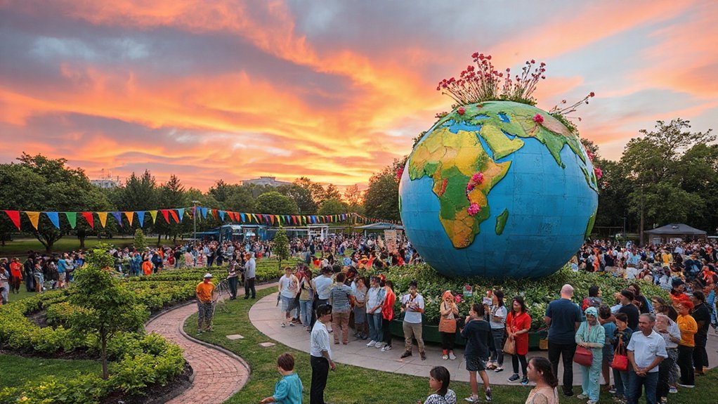 recycled art street festivals