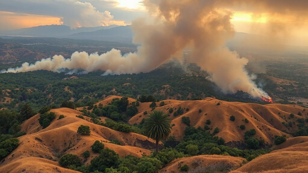 regional vegetation driven fire patterns