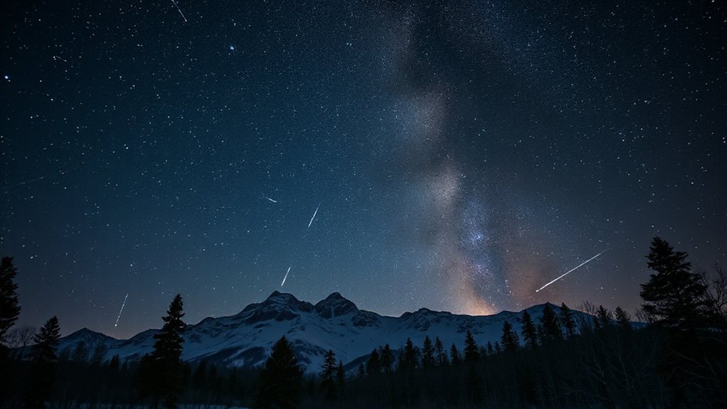 warm layers dark skies tripod