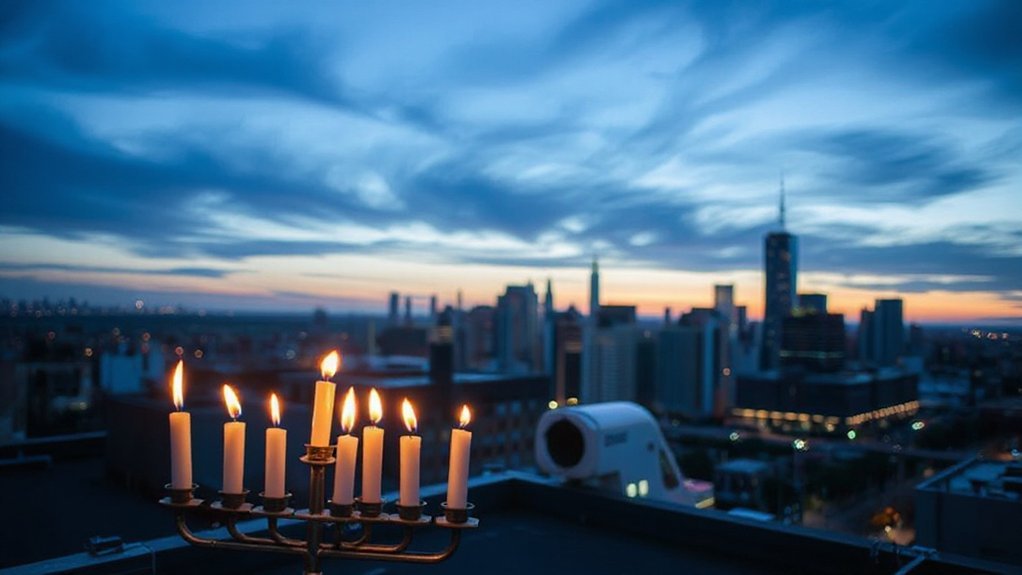 light after local sundown