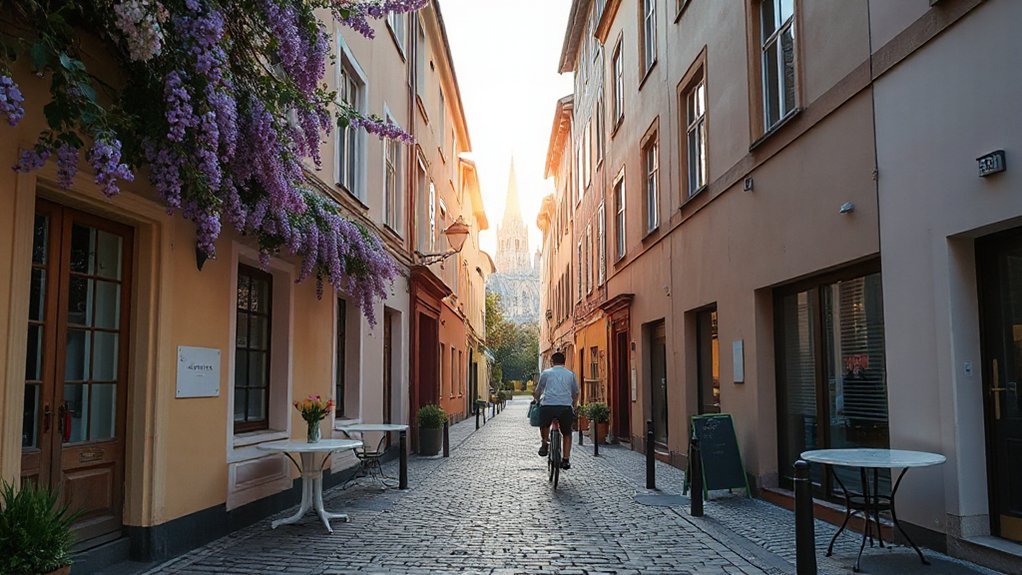 mild spring blooming uncrowded