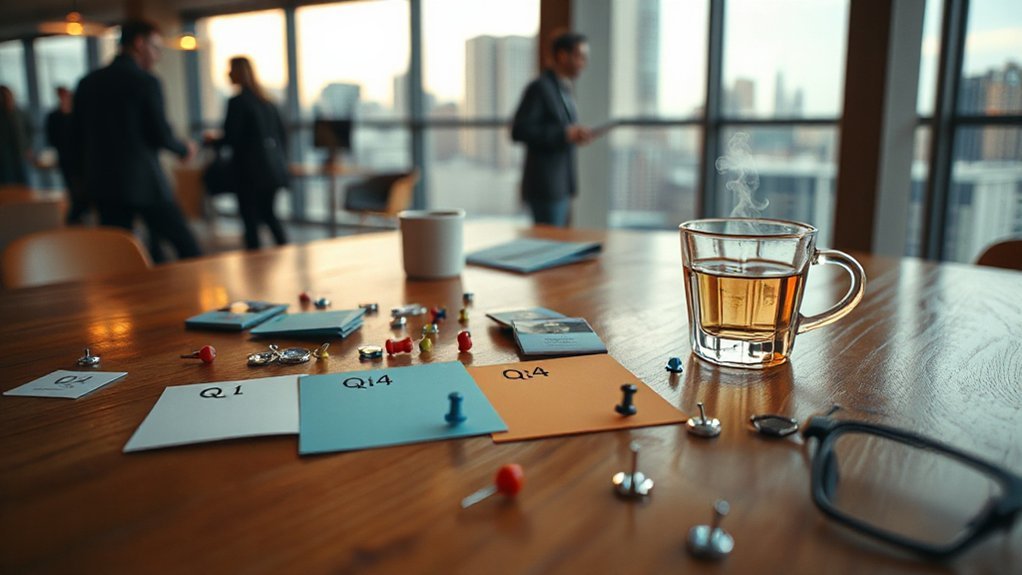 schedule conferences by quarter