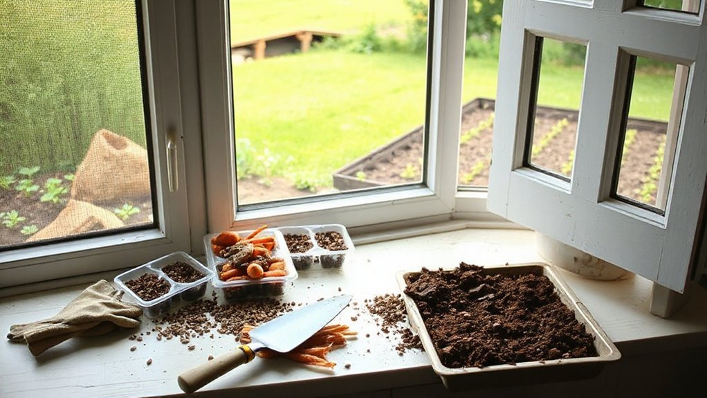 direct sow fragile rooted crops