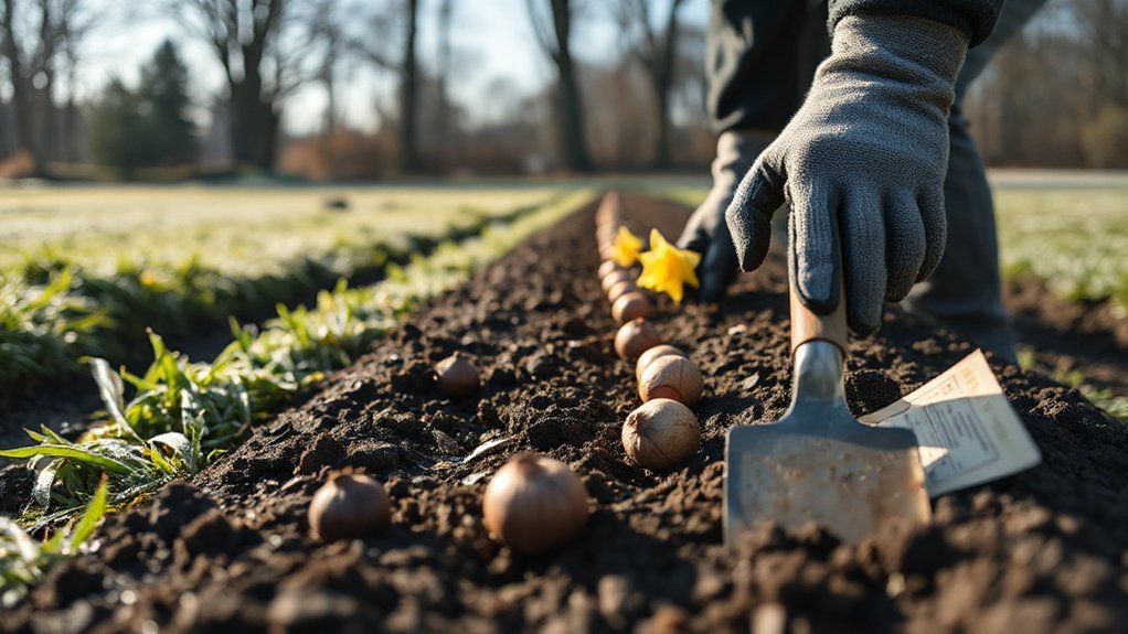 plant bulbs during fall