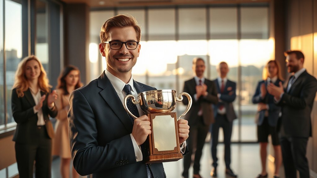 promote awards throughout linkedin