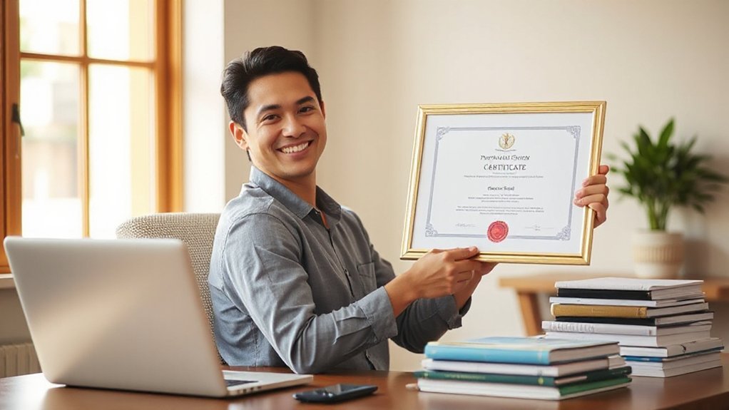 showcase new certifications prominently