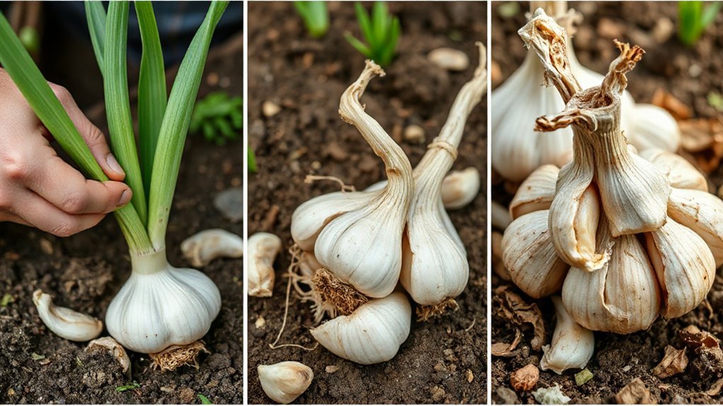 timing determines garlic storage